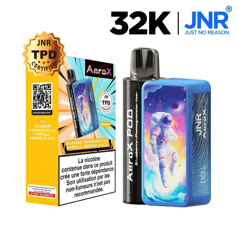BLUEBERRY-POMEGRARA-ICE-800x800-1.webp Puff JNR AERO X 32K 2% Blueberry Pomegranate Ice – Image 1